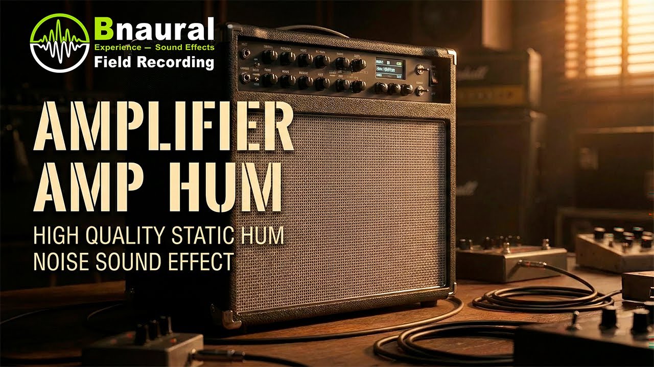 Amplifier Static Hum Buu Noise - High Quality Sound Effect (SFX)