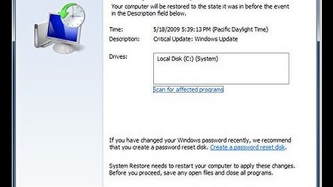 How to do a System Restore from Safe Mode (Windows 7)