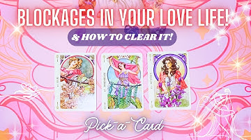 What’s BLOCKING you in your LOVE Life? 💔❤️‍🩹❤️  Timeless PICK-A-CARD Reading ∞ w/ Bibliomancy