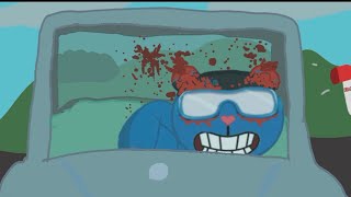 Happy Tree Friends short animation loud air horn killed Sam… 📢