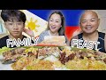 FAMILY FEAST *Filipino BOODLE Fight | N.E Let's Eat