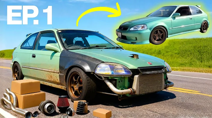 Restoring An Abandoned BIG TURBO Civic On A Budget! EP. 1