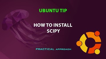 UBUNTU TIP: How to install scipy