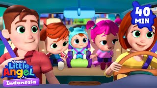 Download Lagu Apakah Kita Sudah Sampai di Toko Mainan? | Little Angel | Kartun dan Lagu Anak | Moonbug Indonesia MP3