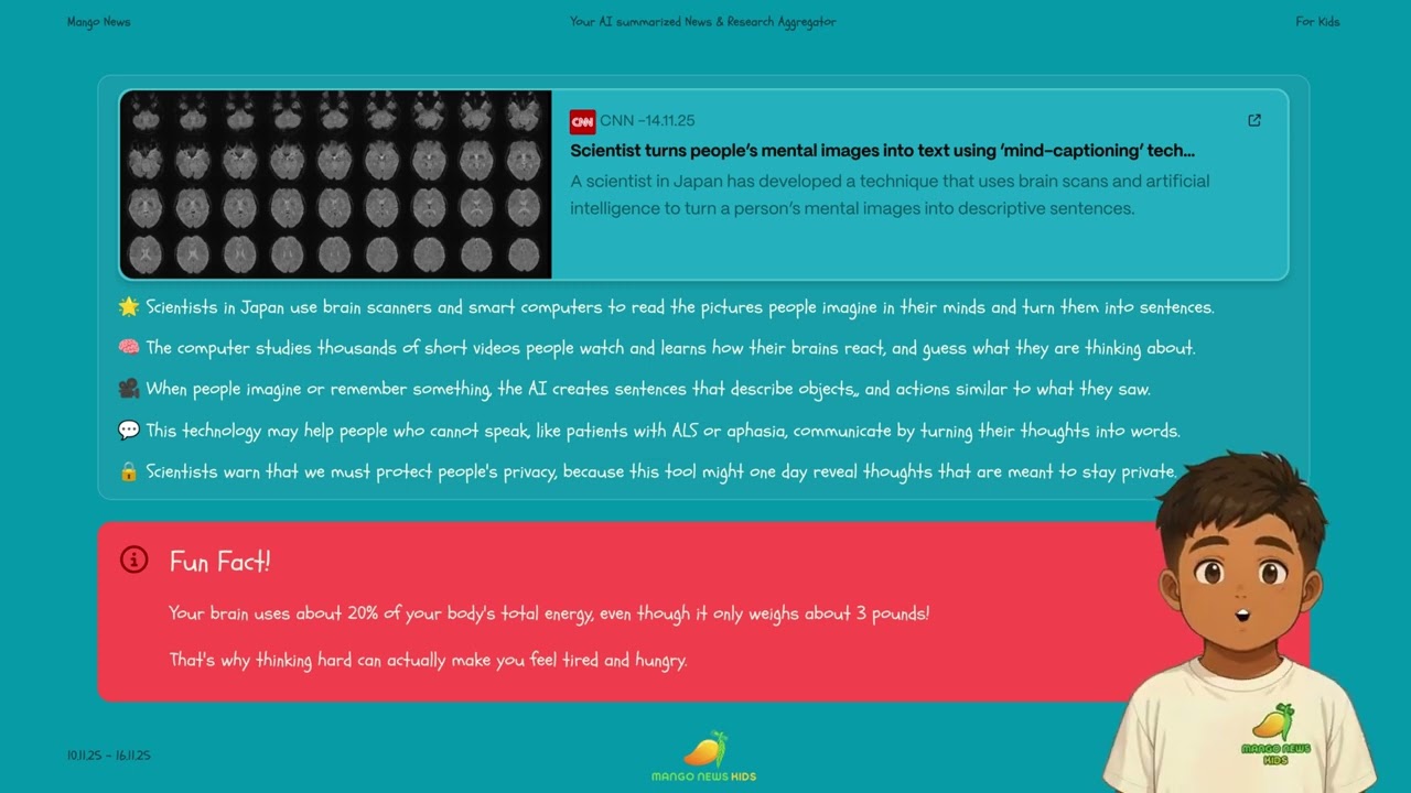 🧠 Mind-Reading AI! Scientists Turn Thoughts into Sentences 🤯