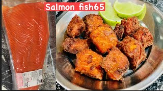 How to make crispy Salmon fish65 |kid’s Special and Healthy fish fry |Easy and quick fry |