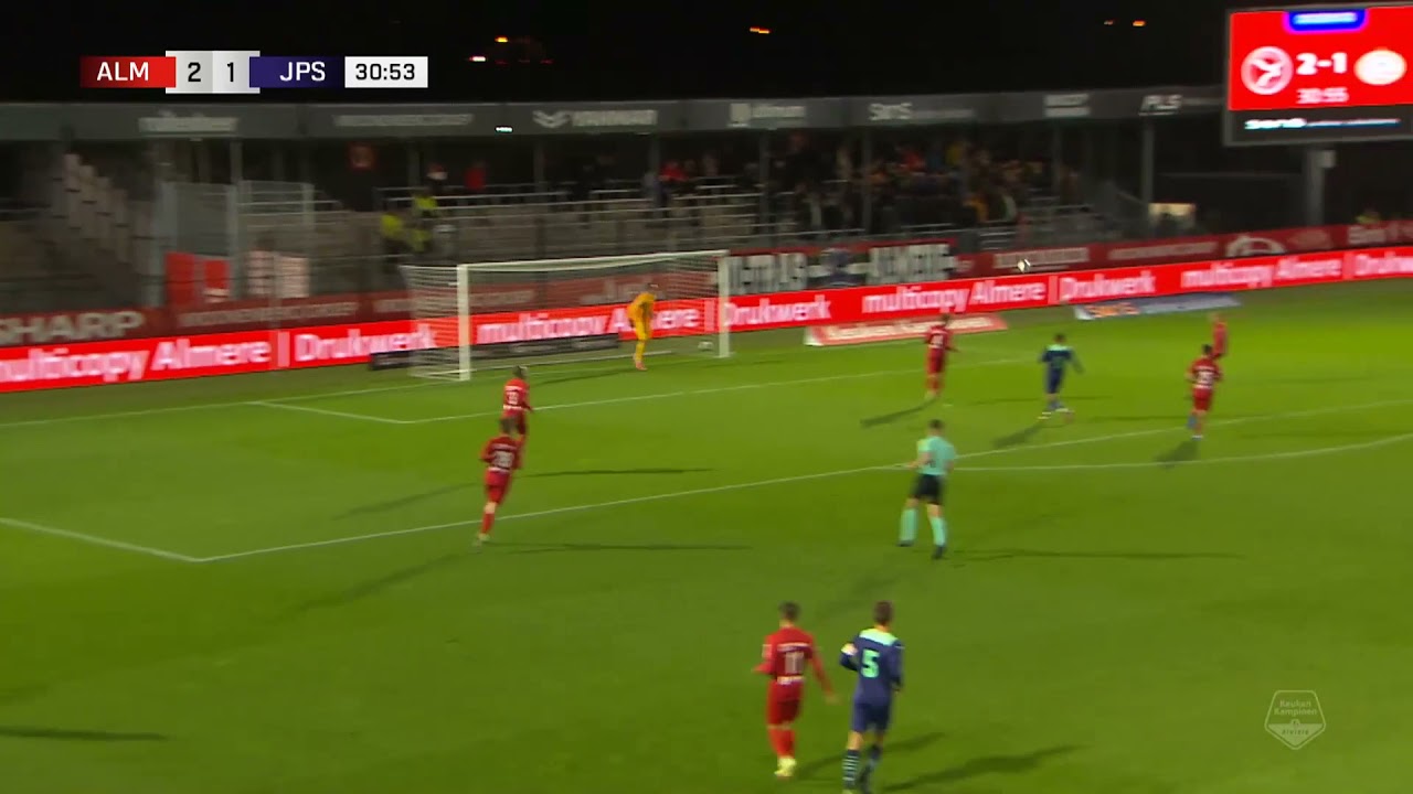 Dante Sealy vs Almere City (3 Goals)