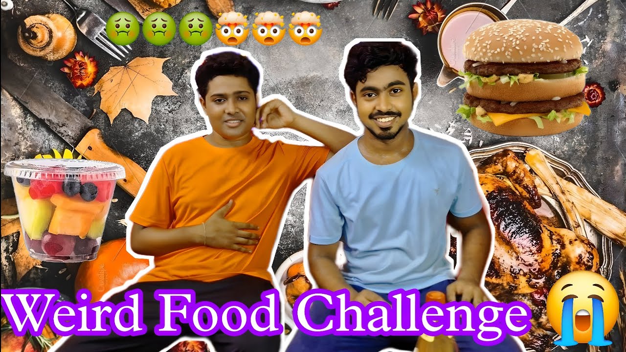 WEIRD FOOD CHALLENGE || ♤ FUNNY FOOD CHALLENGE ||#comedy#weirdfood# ...