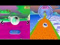 🔔🎾Going Balls Speedrun Challenge Vs Reverse Balls Speedrun Walkthrough Gameplay