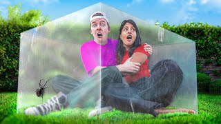 Trapped In A Box With My Girlfriend for 24 Hours!