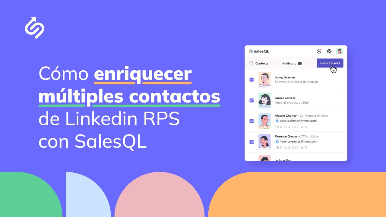 Linkedin Rps Two Inboxes Cómo enriquecer múltiples contactos de Linkedin RPS con SalesQL - YouTube