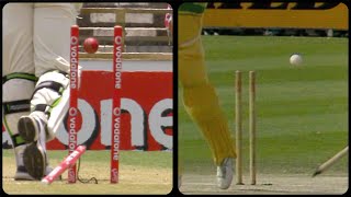 BOWLED HIM! The best stump destruction from the last 30 years of AUS-INDIA cricket | From the Vault