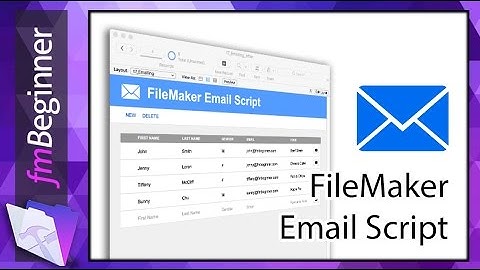 FileMaker Email Script