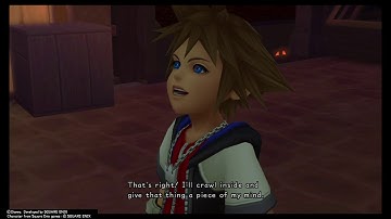 KINGDOM HEARTS recoded part3 traverse town