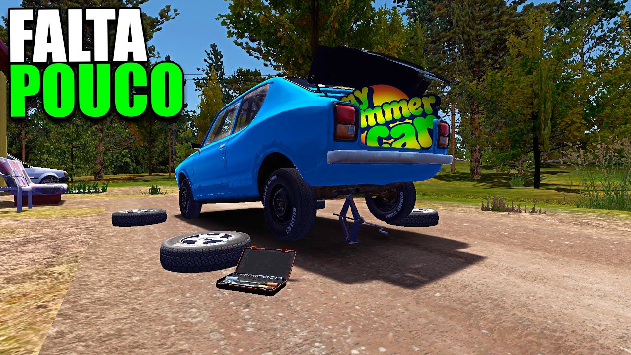 AS RODAS DO RALLY ESTÃO PRONTAS MY SUMMER CAR BRASIL 