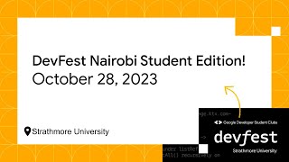 Devfest Nairobi Student Edition