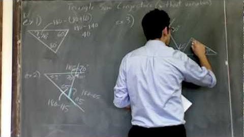 Triangle Sum Conjecture