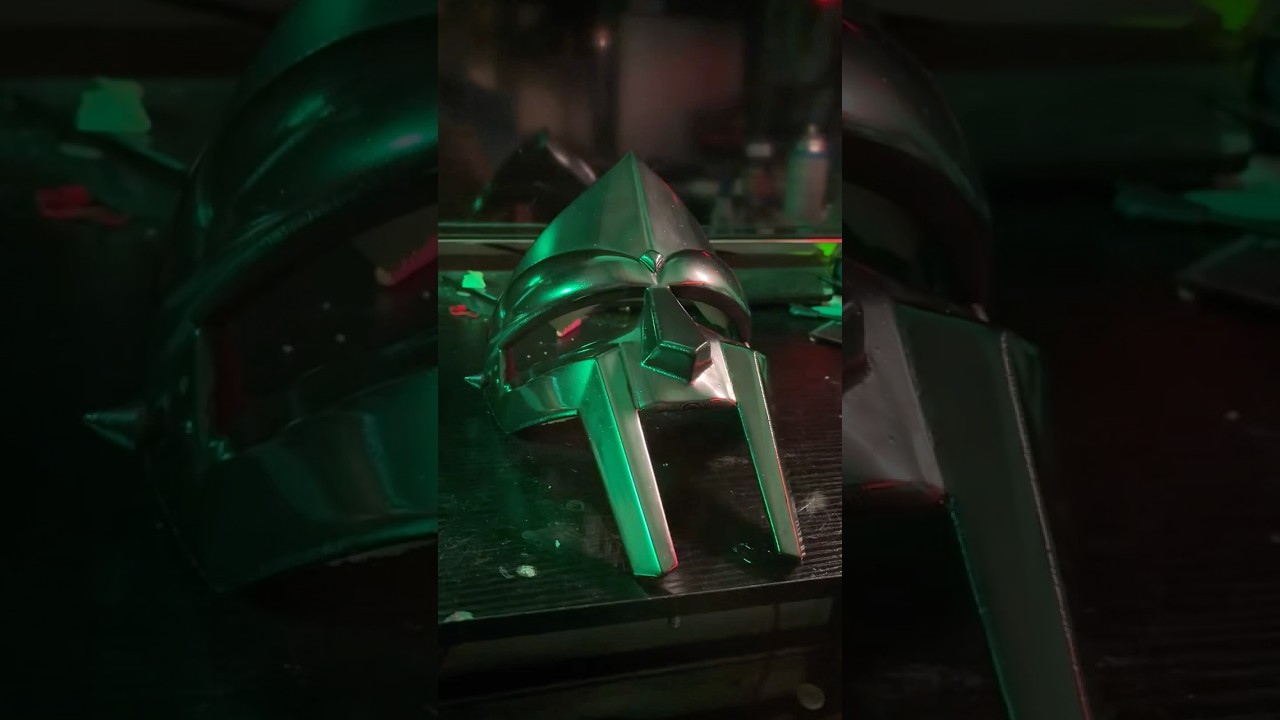 3D PRINTED MF DOOM MASK!!! #cosplay #mfdoom #marvel #doomsday #3dprinting