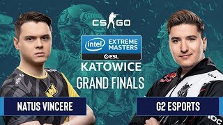 CS:GO  G2 Esports vs. Natus Vincere [Mirage] Map 3  Grand Finals  IEM Katowice 2020