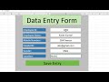 Fully Automated Data Entry Software in Excel | Data Entry Form in Excel | Data Entry in Excel