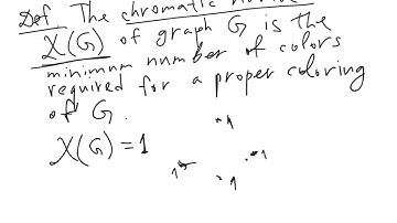 Proper colorings and the chromatic number of graphs | graph theory | elementary level
