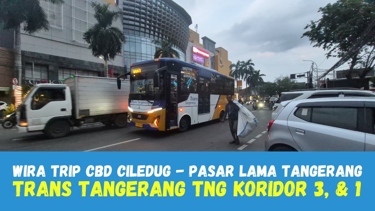 TIPS ke Pasar Lama Tangerang dari CBD Ciledug Hanya 4 Ribu || Trans Tangerang TAYO Koridor 3 - 1