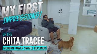 My first impressions of the Chita Tracee Recliner. #recliner #powerrecliner #livingroom #comfort 