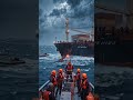 Cargo Ship Fighting Monster Waves in the Middle of a Deadly Storm 🌊🚢 #viralvideo #shortvideo