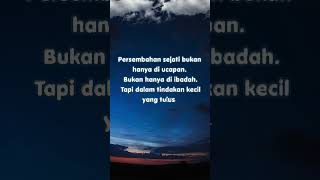 Persembahan  Sejati Adalah Kehidupanmu