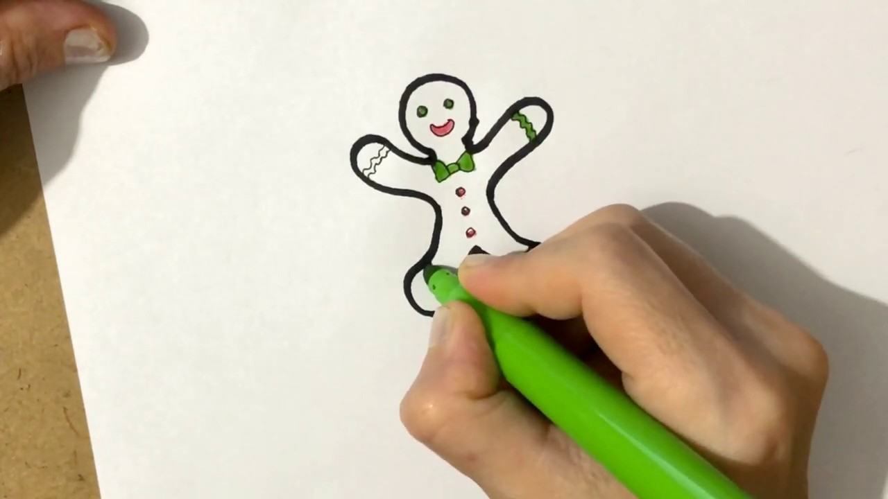 Kurabiye Adam Nasıl Çizilir?Kurabiye,How to Draw a Cookie Man?Çocuklar