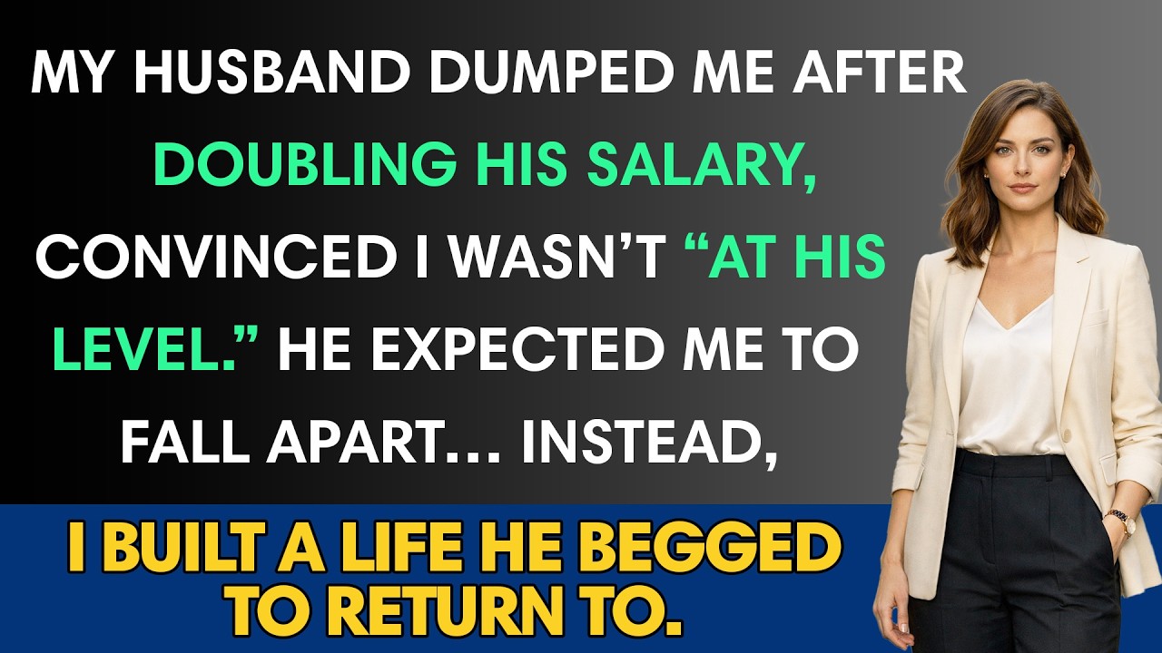 My Husband Dumped Me After Doubling His Salary, Convinced I Wasn’t “At His...