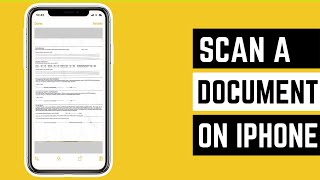 How to scan a document with an iPhone without any third party app (2022)