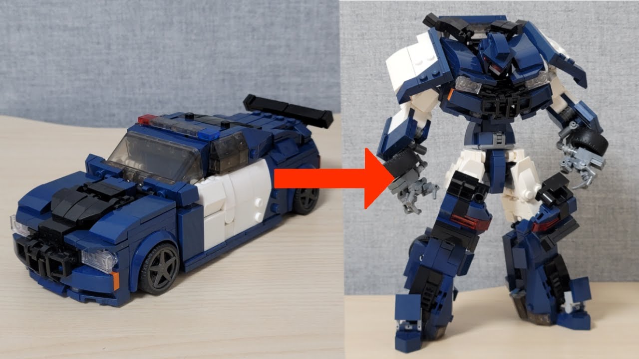 Transformer Barricade transform (vehicle to robot)