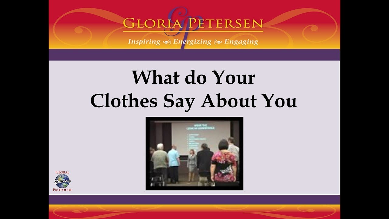 What Do Your Clothes Say About You? YouTube