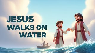 Jesus Walks on Water | Kids Bible Song | Kuwi Kids Tunes