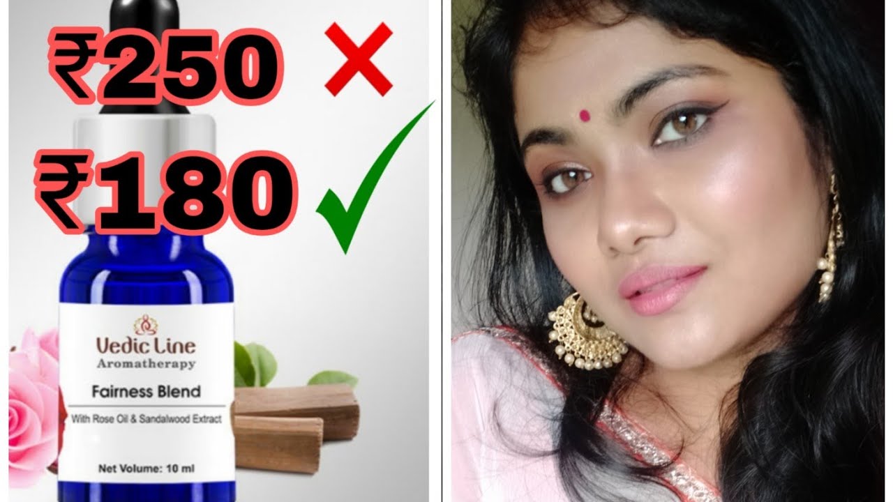 vedic line Aromatherapy Fairness blend |vbest affordable fairness face serum