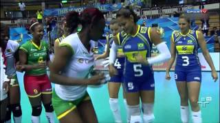 Seleção brasileira feminina de vôlei derrota o Canadá, no Mundial da Itália - 25/09/2014