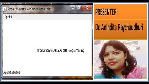 Introduction to Java Applet programming || JAVA APPLET PROGRAMMING FOR BEGINNERS