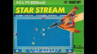 Star Stream/スターストリーム (Nec Pc-8001MkII, 1983, Hudson Soft/Masaaki Kikuta) screenshot 1