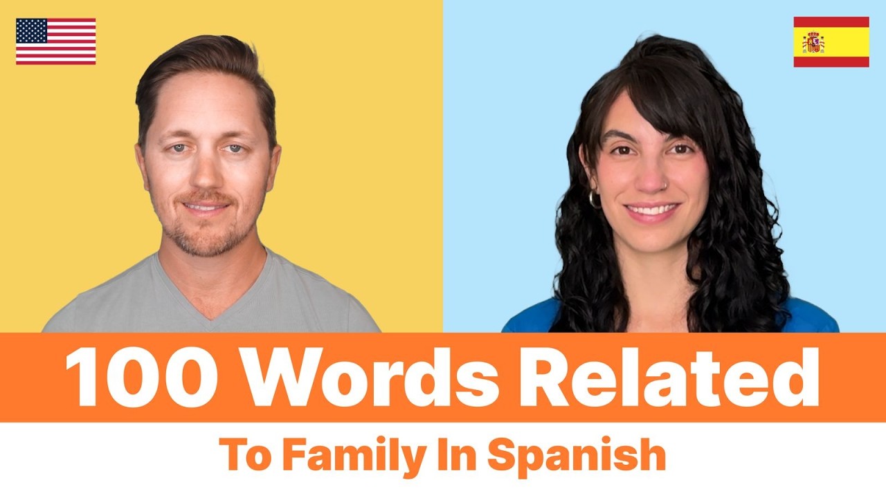 Learn 100 Spanish Phrases To Talk About Family | Spanish Lessons - YouTube