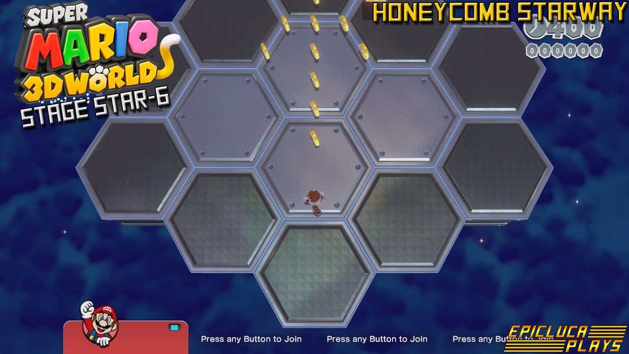 Super Mario 3D World Stage Star6 Starway (Wii U