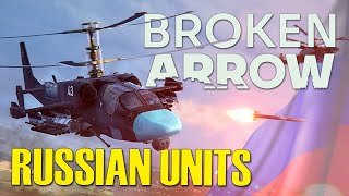 ALL RUSSIAN UNITS and CUSTOMIZATION so far! | Broken Arrow