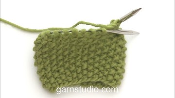 How to knit seed stitch / moss stitch in the round