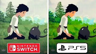 Planet of Lana PS5 vs Nintendo Switch Graphics Comparison