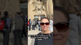 Antoni Gaudi is remembered in the Passion Facade of Sagrada Familia.