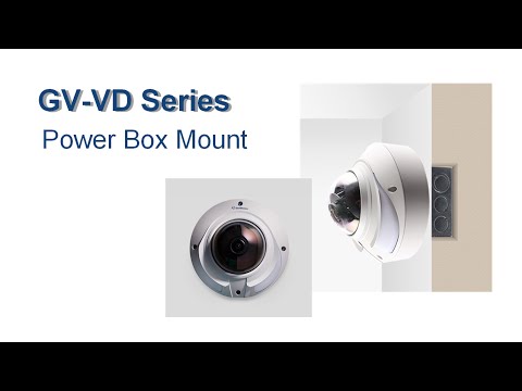 GeoVision GV-VD Series - Installation - Power Box Mount - YouTube