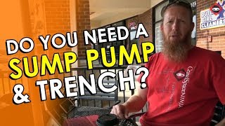 Do I Need Sump Pump and French Drain in My Crawl Space?