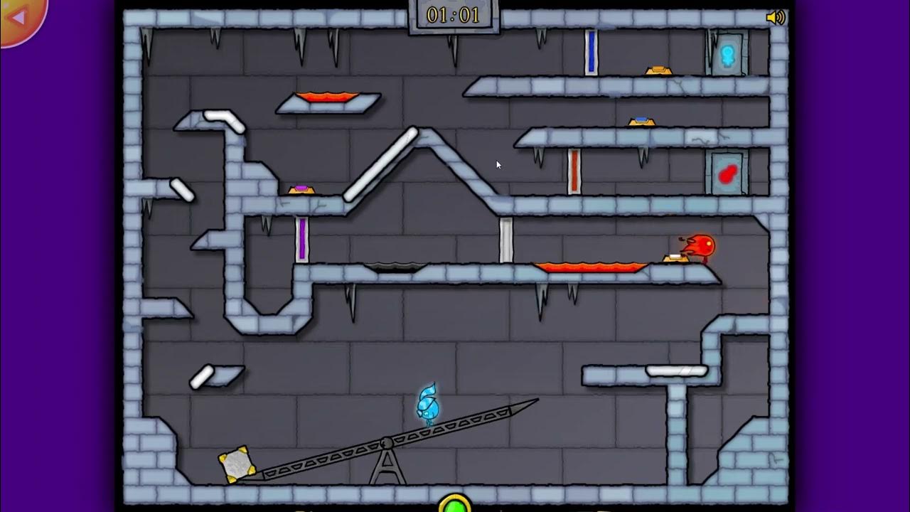 Огонь и вода. Огонь и вода 6 уровень. Огонь и вода уровни с темнотой. Игры для детей огонь и вода. Игра огонь и вода стикманы.