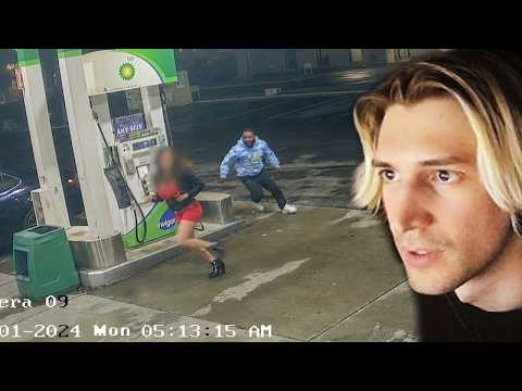 Girlfriend Beater Caught on New Year's in 4K | xQc Reacts