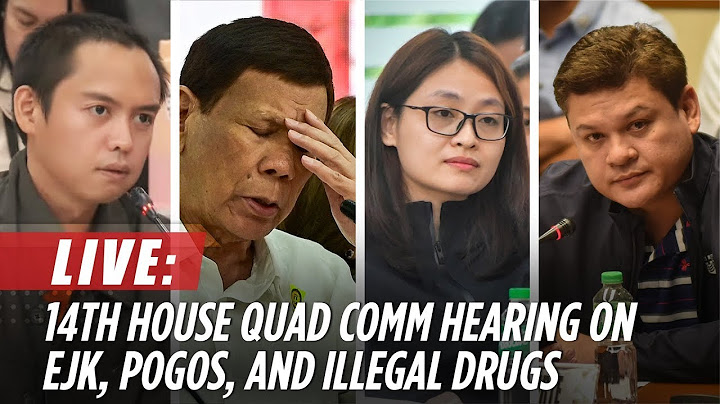 LIVE: House resumes quad comm hearing on EJK, POGOs, and illegal drugs (Part 2) | January 21